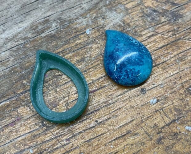 Chrysocolla Wax 1